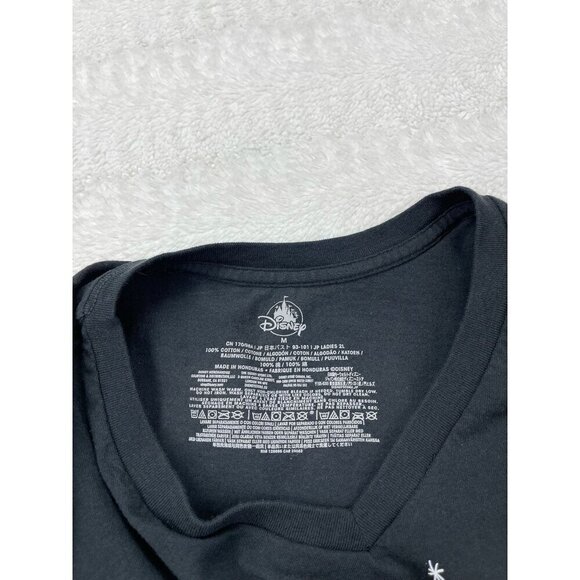 Disney Fantasia Short Sleeve T-Shirt Womens Medium Black Magic Hat - Picture 3 of 5